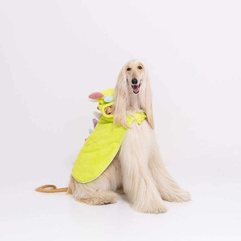 pipi恐竜ポンチョ 中・大型犬 ペット用品