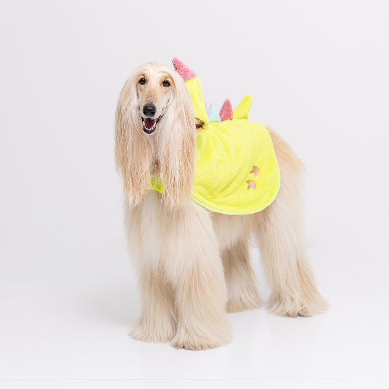 pipi恐竜ポンチョ 中・大型犬 ペット用品