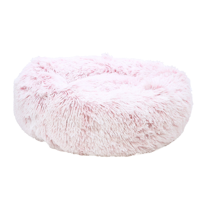 グラデーションシャギーボアラウンドベッド ペット用品 ペットソファベッド
