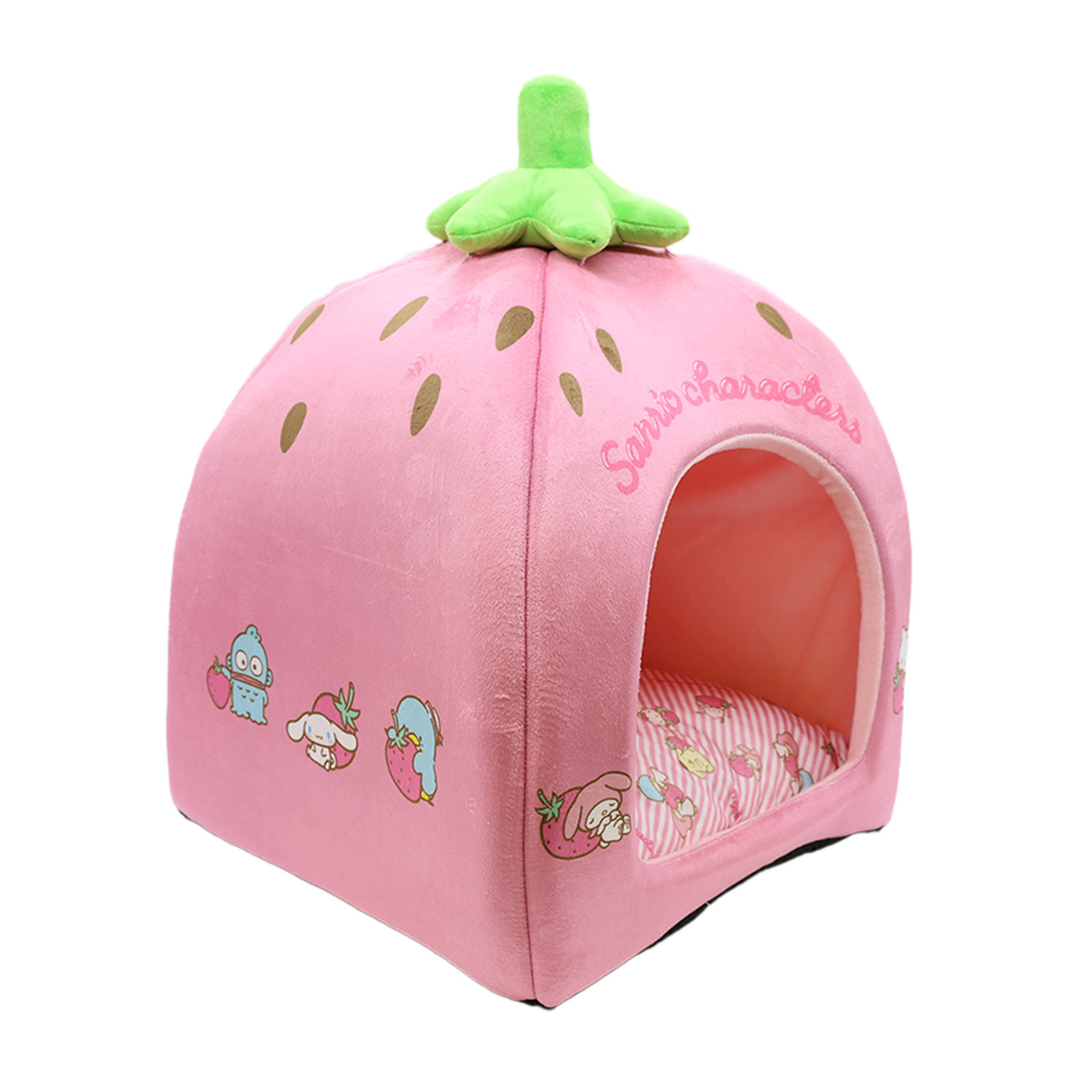 サンリオいちごドームベッド ペット用品 犬服 ペットウェア ペット用品