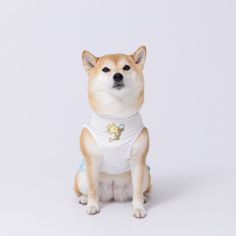 スヌーピーアイスクールタンク中大型犬 ペット用品 接触冷感 COOL