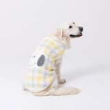 【先行予約 20％OFF】 スヌーピーチェックシェニールニット中・大型犬 ペット用品