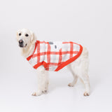 【先行予約 20％OFF】 スヌーピーチェックシェニールニット中・大型犬 ペット用品