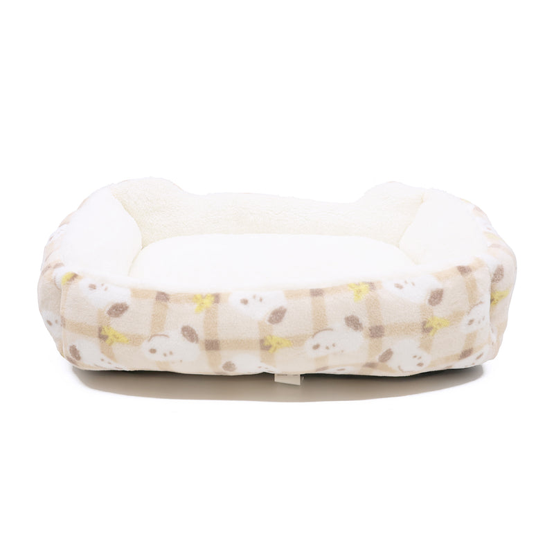 【先行予約 20％OFF】 スヌーピーチェックボアソファ ペット用品