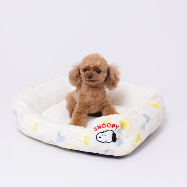 【先行予約 20％OFF】 スヌーピー雲柄ボアソファ ペット用品