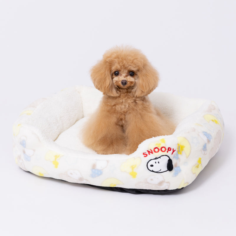 【先行予約 20％OFF】 スヌーピー雲柄ボアソファ ペット用品