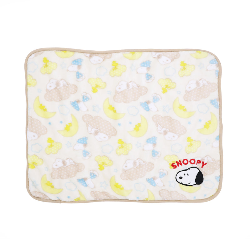 【先行予約 20％OFF】 スヌーピー雲柄ボアブランケットM ペット用品