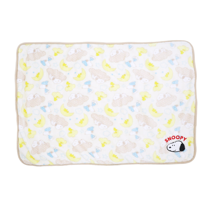 スヌーピー雲柄ボアブランケットL ペット用品