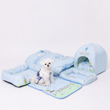 スヌーピー青空柄クールマット ペット用品