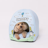 スヌーピー青空柄ドームベッド ペット用品