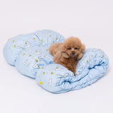 スヌーピー青空柄クールもぐりん ペット用品