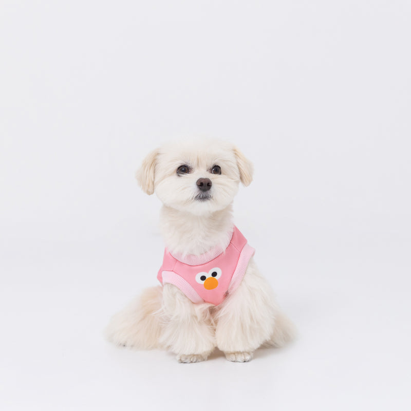 SESAME STREET エルモアップリケトレーナー ペット用品 ペットウェア 犬服