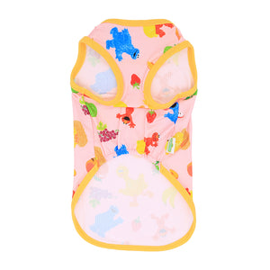 【SESAME STREET】セサミストリート フルーツ柄タンク ペット用品 26SS