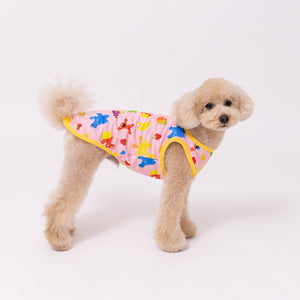 【SESAME STREET】セサミストリート フルーツ柄タンク ペット用品 26SS
