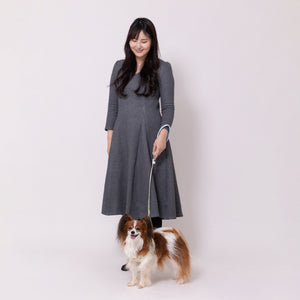 リラックマチェック柄ハーネス ペット用品