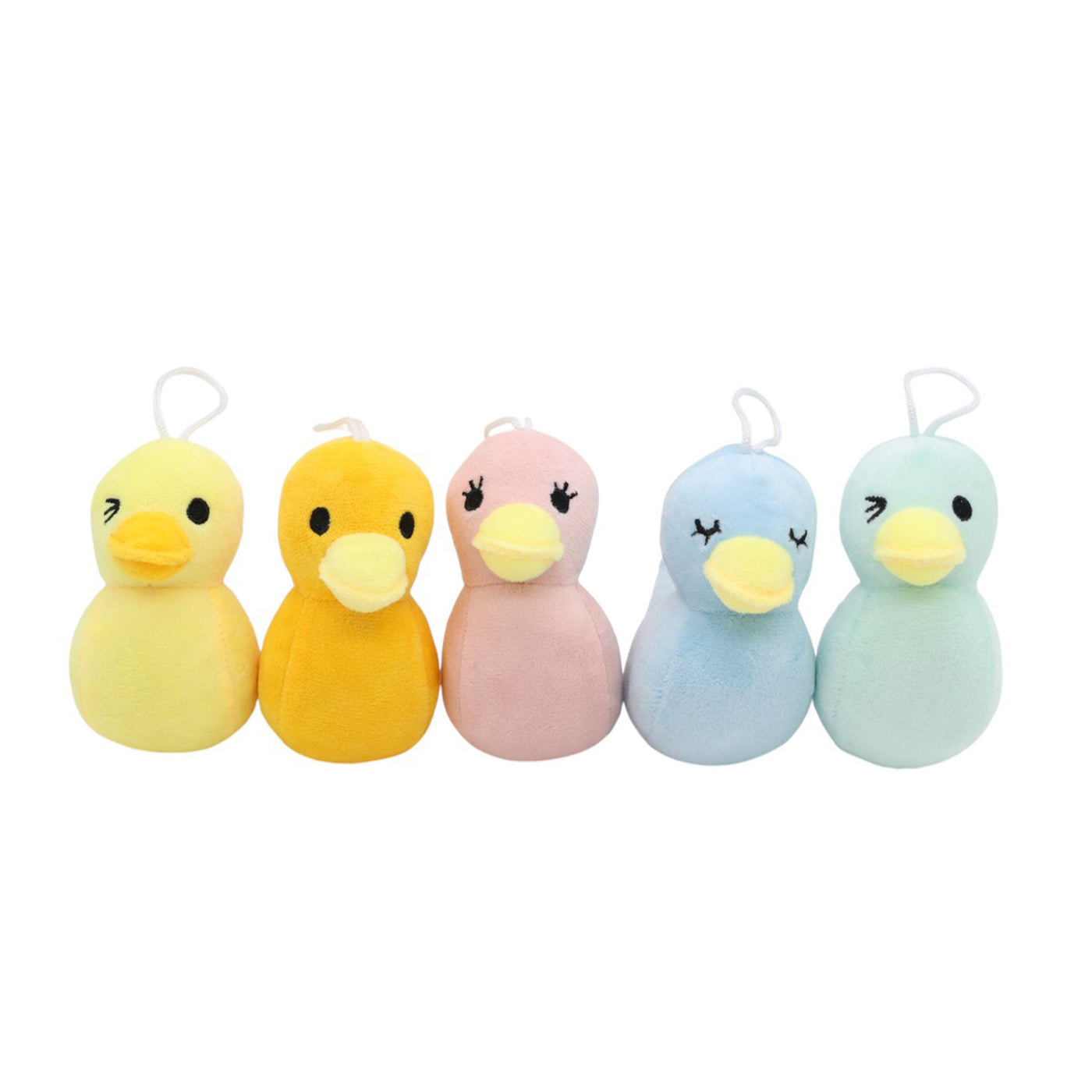 ペットおもちゃ あひるちゃん プープートイ 5個セット X7003 36色