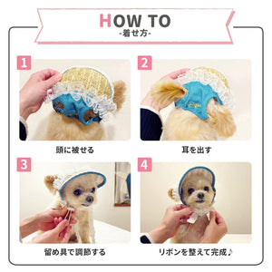 pipi サンバイザー  ペット用品 26SS