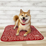 mamemochi 沼る唐草ラウンドベッド & ブランケット  セット〜唐草まみれシリーズ〜