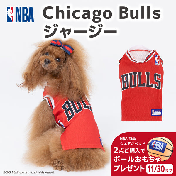 【開幕記念10%OFF＋ボールトイプレゼント】NBA Chicago Bulls ジャージー  NBA公式ライセンス ペット商品