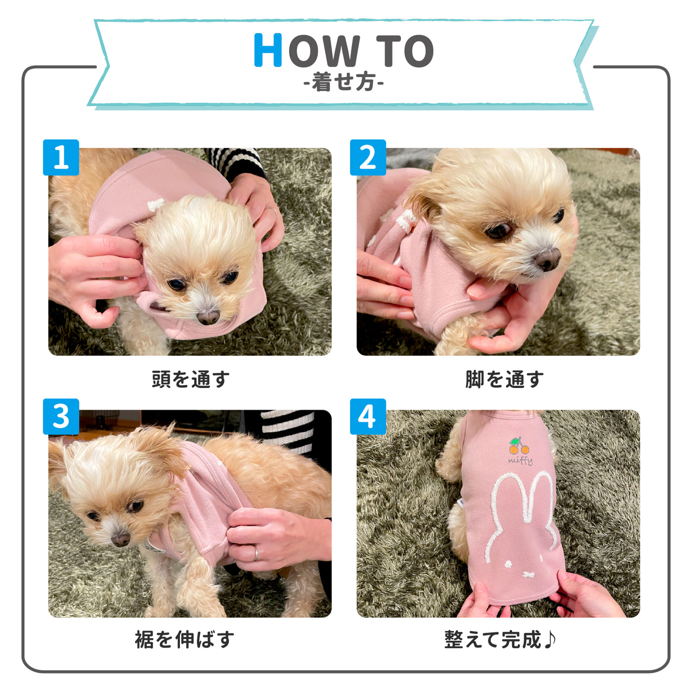 PiPiギンガムワンピ 犬服 ペットウェア ペット用品｜MOFF(モフ) 犬服