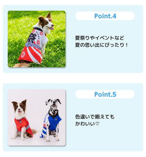 pipi お祭りはっぴ 中大型犬 ペット用品 26SS
