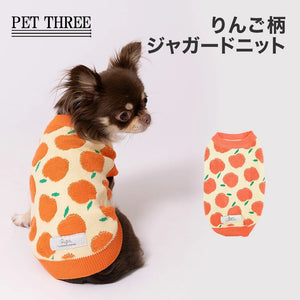 【PiPi】りんご柄ジャガードニット 26AW