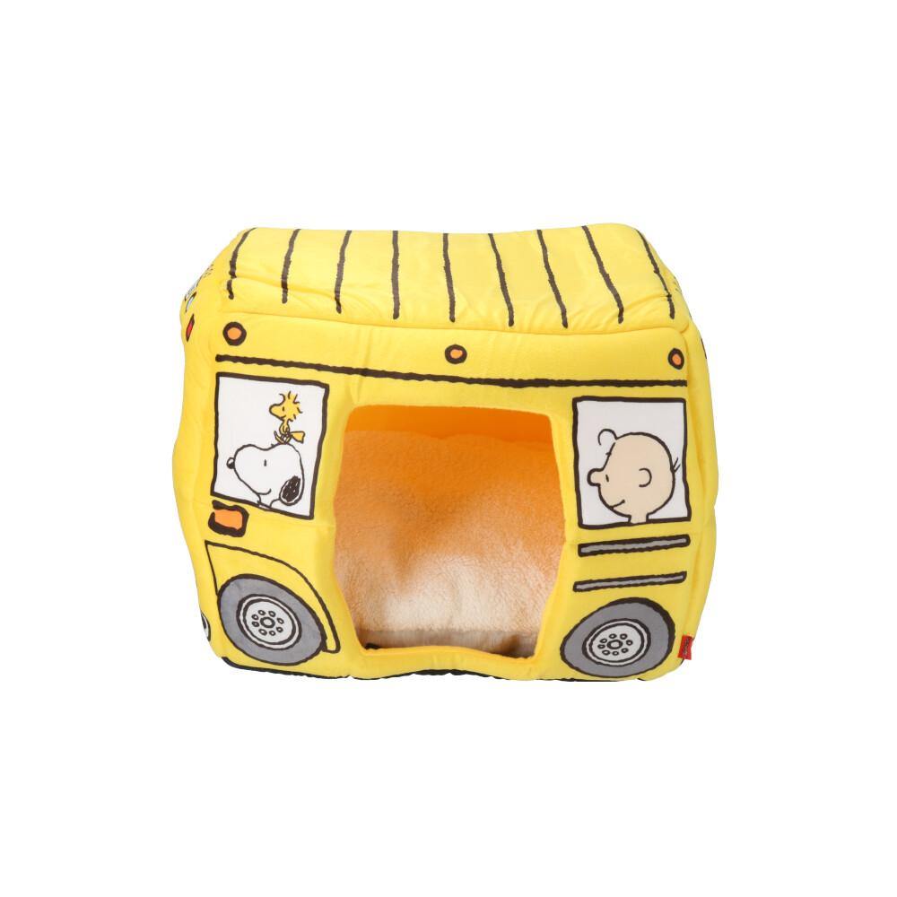 スヌーピー ミニバス オレンジ・イエロー snoopy スヌーピーバス イエロー Sサイズ ペット用 ｜MOFF(モフ