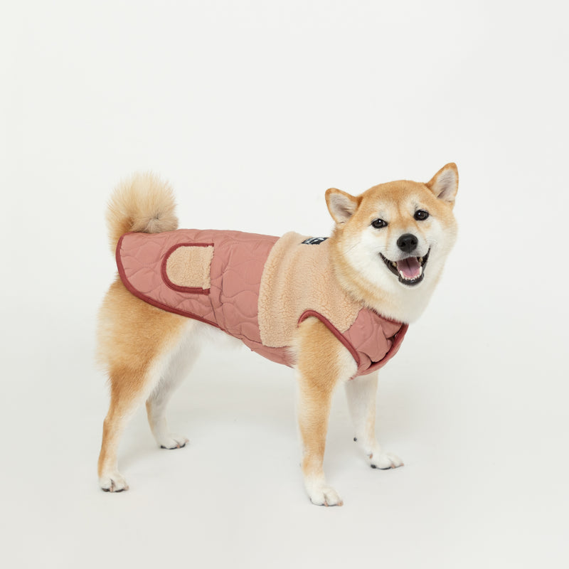 キルティングダウンベスト