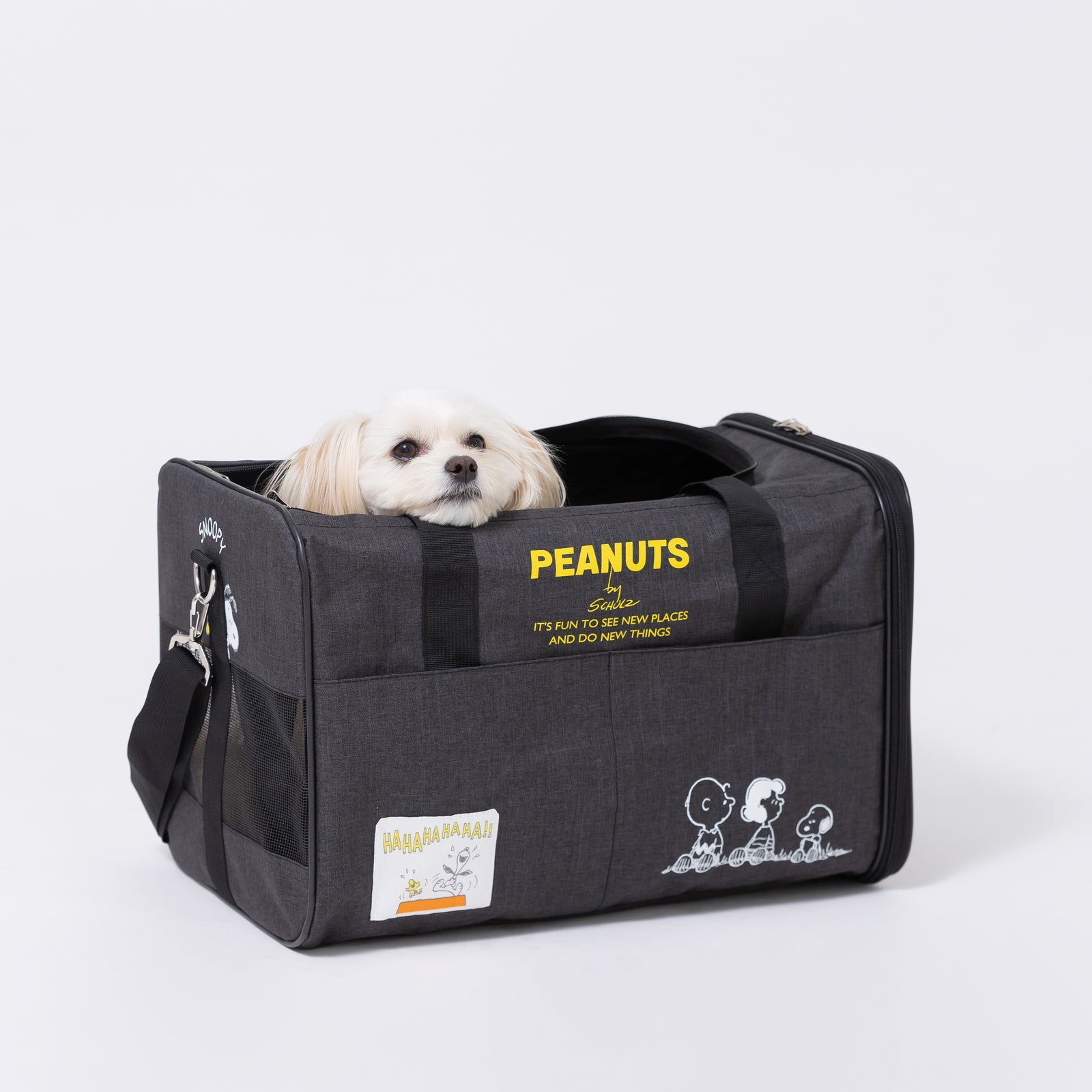 PEANUTS ピーナッツ SNOOPY ペット用キャリー　赤/ M Amazon.co.jp: PEANUTS スヌーピータンクキャリーバッグ