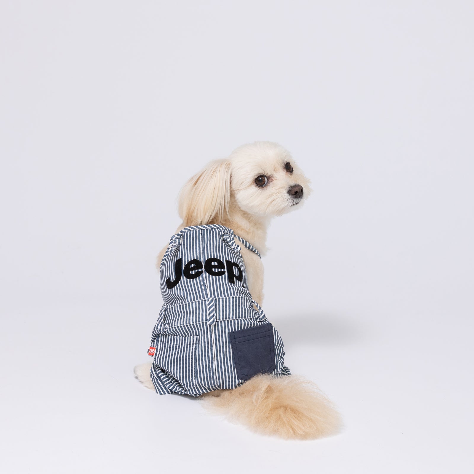 JEEPオーバーオール カーキ 犬服 ペットウェア ペット用品｜MOFF(モフ