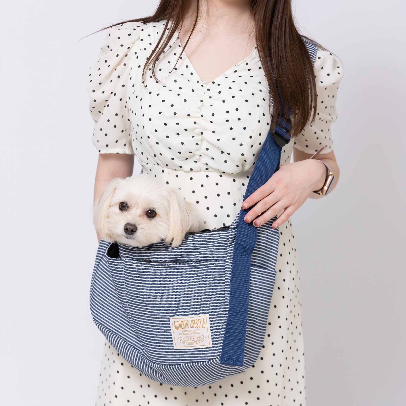 PiPiヒッコリースリングS グレー 犬服 ペットウェア ペット用品｜MOFF