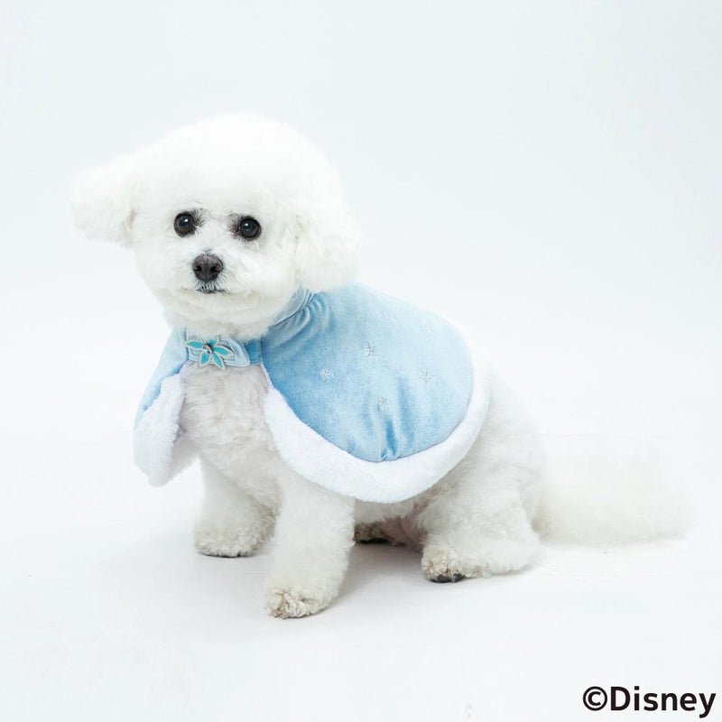 Disney ディズニー Disney FAN共同企画 アナと雪の女王　エルサ ケープ ポンチョ ブルー