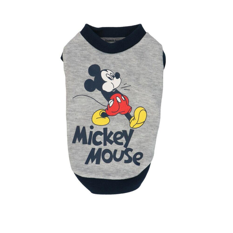 Disney<ミッキー>クルー オフホワイトグレー - MOFF