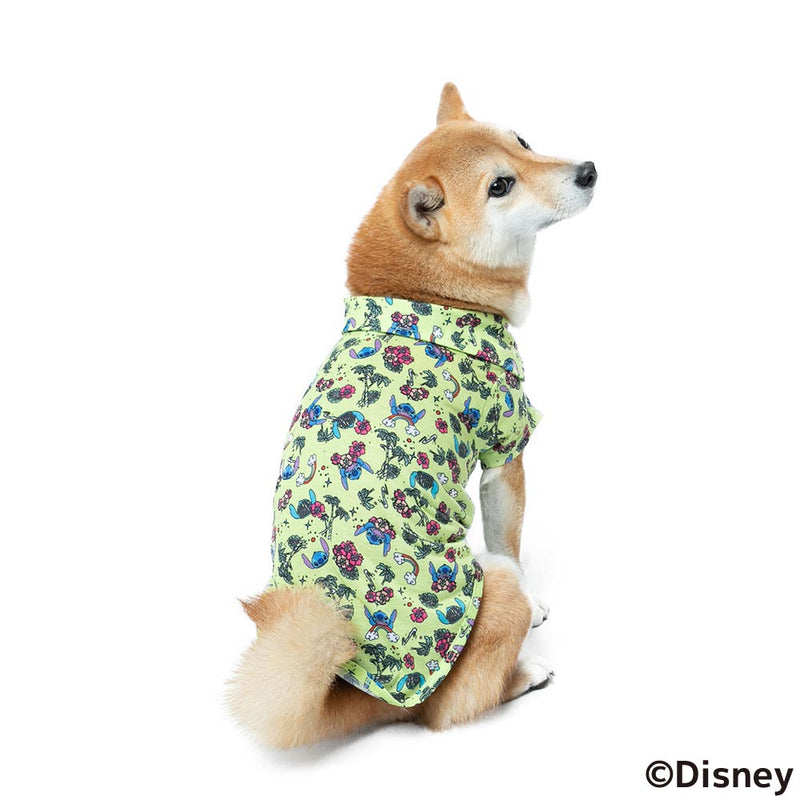 Disney ディズニー Disney FAN共同企画 スティッチ アロハウェア イエロー