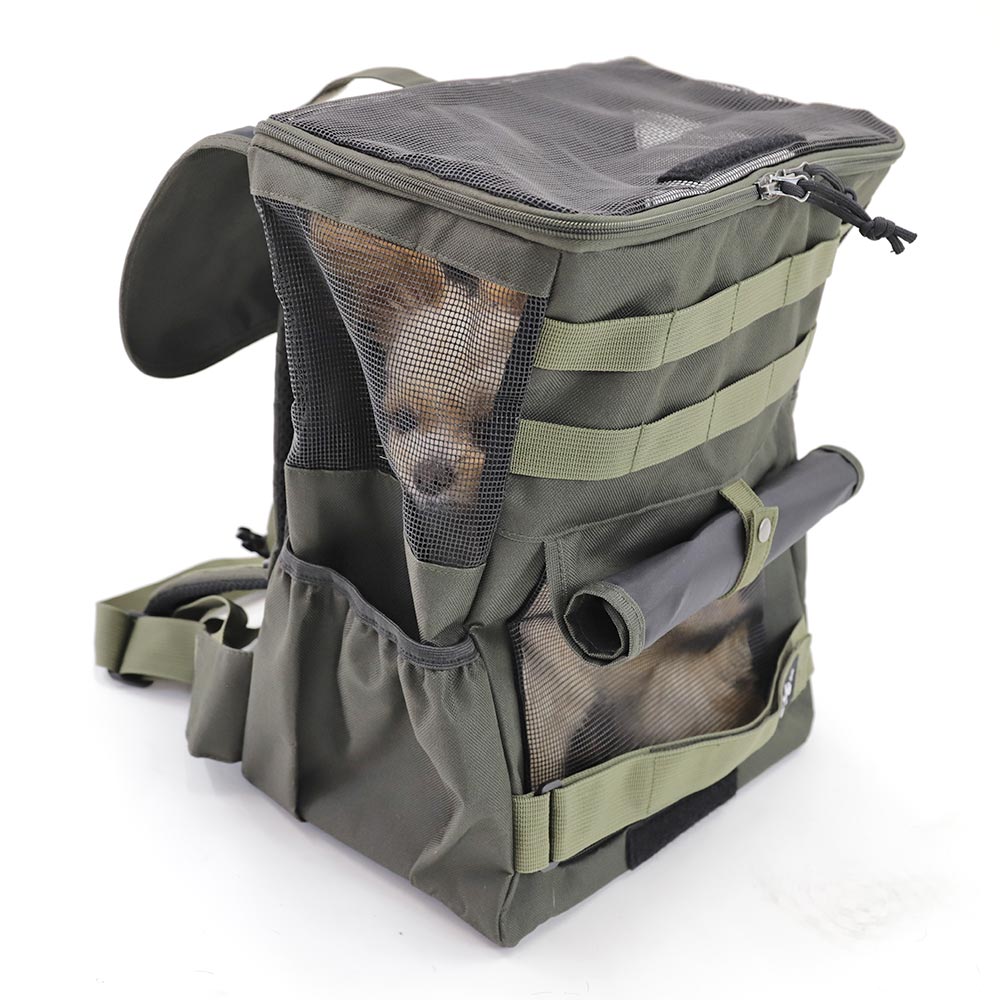 JeepⓇ ジープ リュックキャリー カーキ ペット用 犬服 ペットウェア