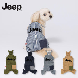 Jeep®　ジープオーバーオール　JeepⓇの公式ライセンスペットアイテム