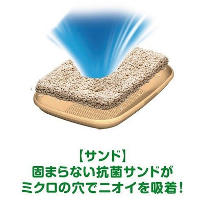 unicharm デオトイレ飛散らない緑茶成分入り・消臭サンド4L 犬