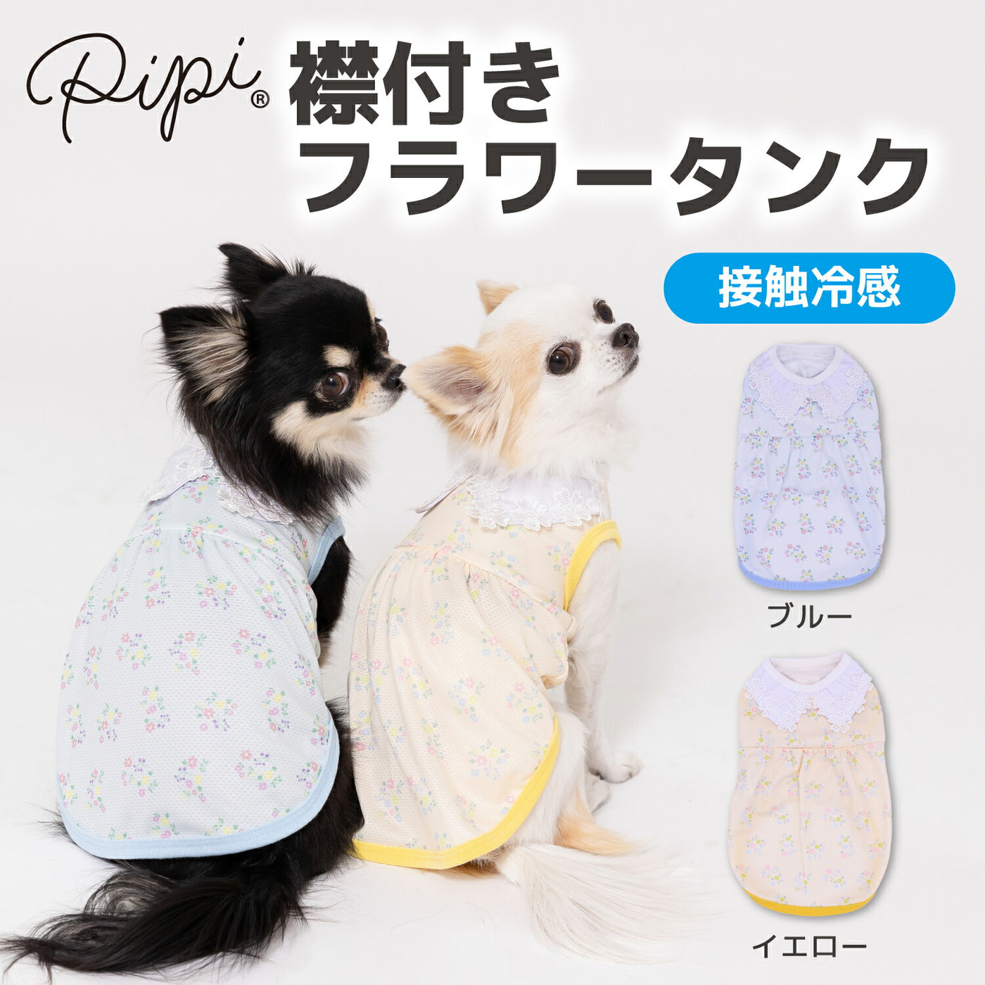 PiPi襟付きフラワータンク 犬服 ペットウェア ペット用品｜MOFF(モフ) 犬服 ドッグ ペットウェア ショップ – PET LIFESTYLE  MOFF